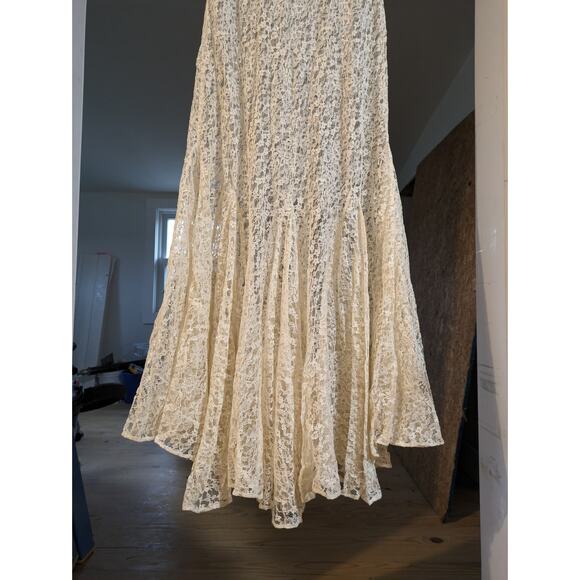 Doen Reverie Lace Ivory Sleeveless Maxi Dress Small - Picture 9 of 12